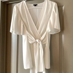 Ann Taylor Off White Blouse Size 2